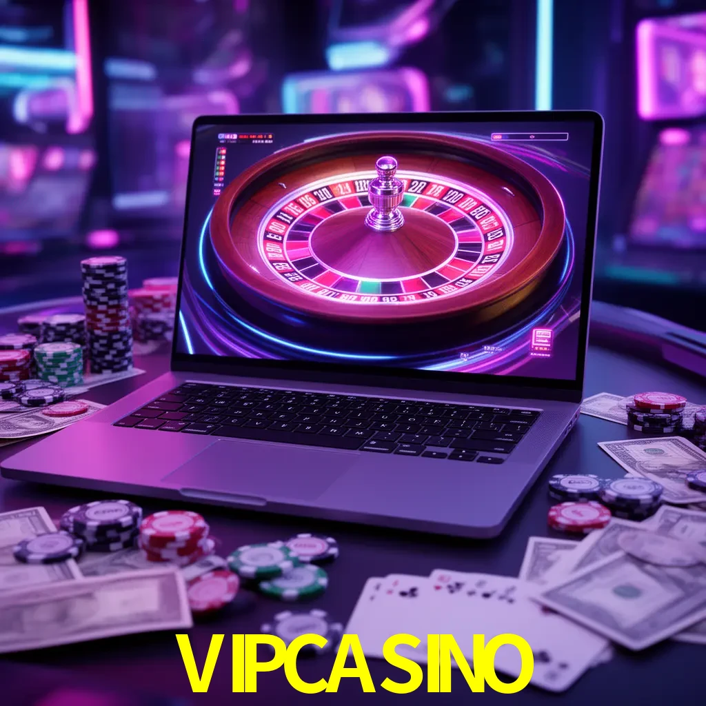 Centro móvil VIPCASINO con casino, cajero, bonos, app y acceso de cuenta para México